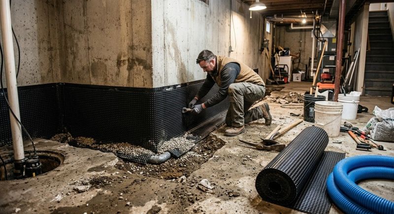 Basement Seepage Repair in Montgomery, AL