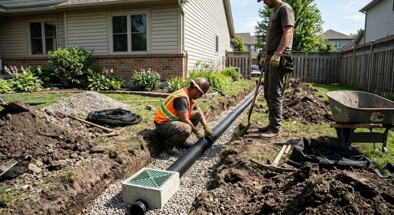 Stormwater Drainage Installation in Birmingham, AL