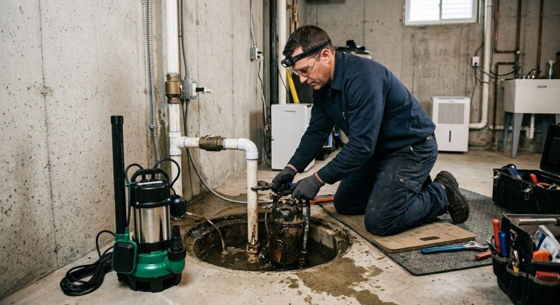 Sump Pump Plumbing in Boston, MA