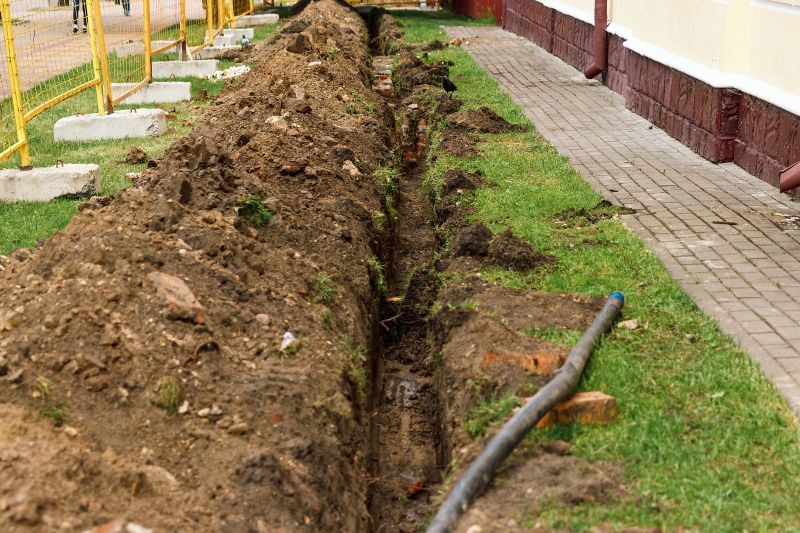 Excavation for Drain Repair